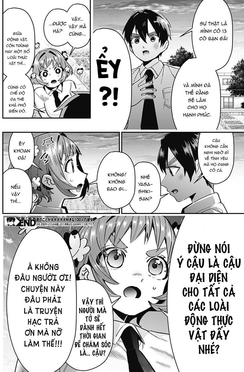 kimi no koto ga dai dai dai dai daisuki na 100-ri no kanojo chapter 64: cô nàng yasashiki - Next chapter 65: những đóa hoa rực rỡ